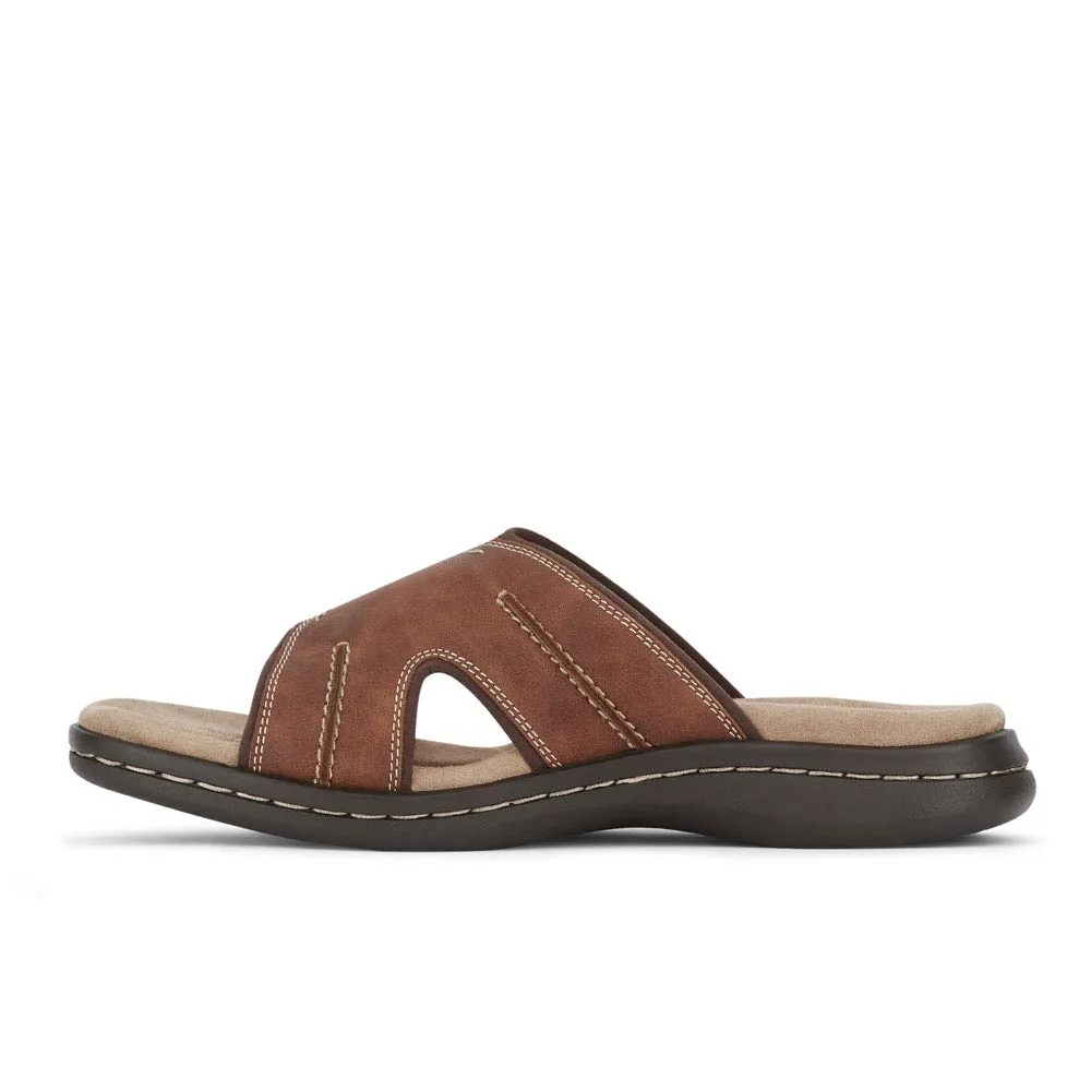 Dockers Men's Slide Sandal, Rust, 11 Wide
