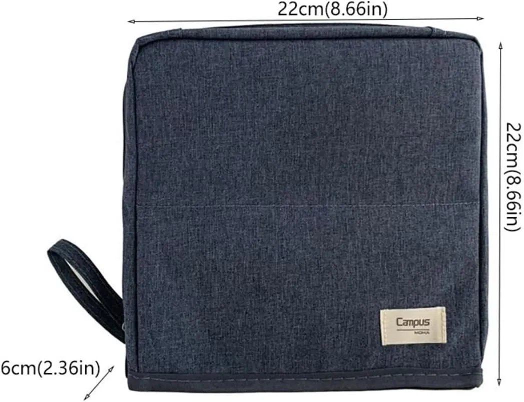 Doresty Makeup Bag, 2025 New Standing Makeup Bag – Portable, Large Capacity, Travel Makeup Organizer, Waterproof Oxford Cloth Cosmetic Toiletry Bags with Compartments (Black)