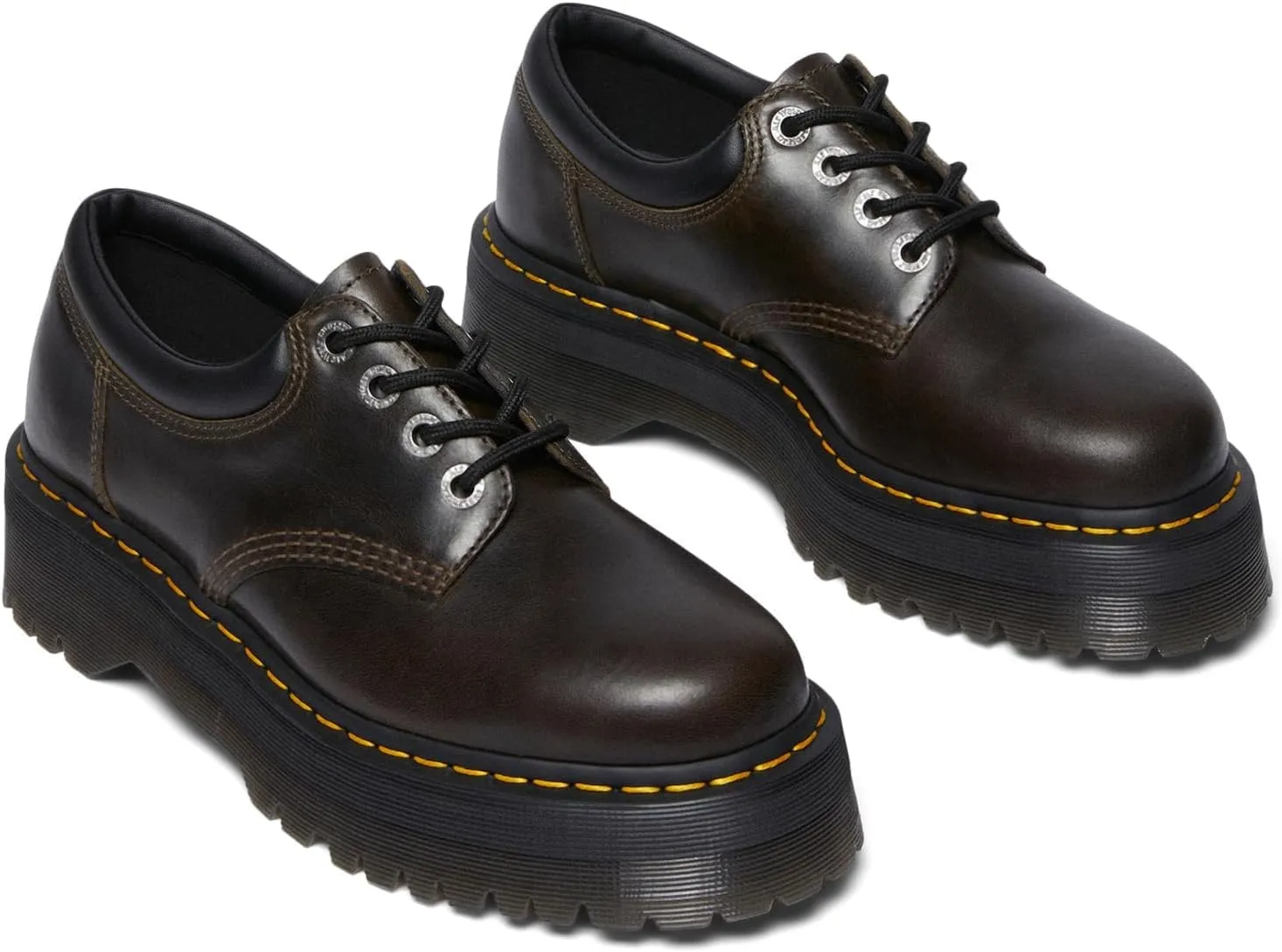 Dr. Martens Men's 8053 Quad Leather Platform Shoes