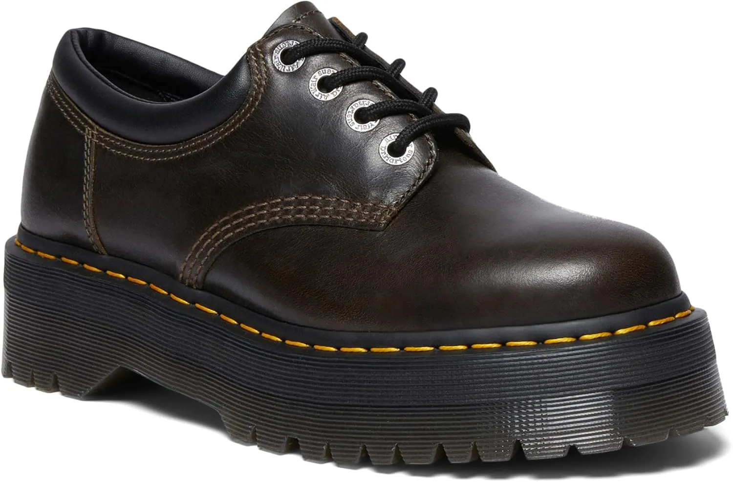 Dr. Martens Men's 8053 Quad Leather Platform Shoes