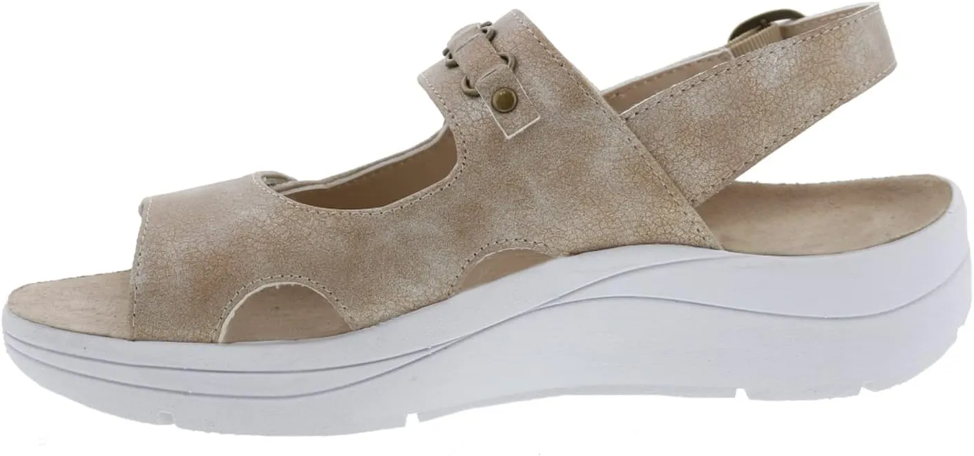 Drew Selina Womens Therapeutic Hook And Loop Comfort Sandal