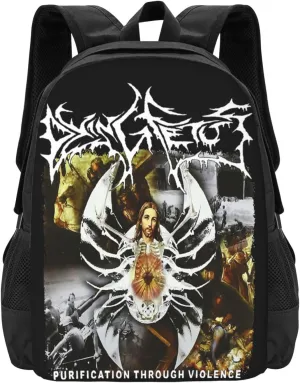Dying Musics Fetus Band Backpack Large Capacity Backpacks Minimalist Leisure Travel Daypack 16.5 inch