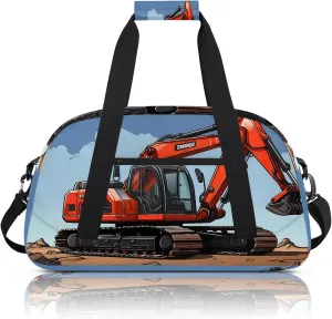 Engineering Car Small Gym Bag 18 inch Carry On Duffel Bag for Weekender Travel Sports Workout Yoga Gymnastics Dance Ballet