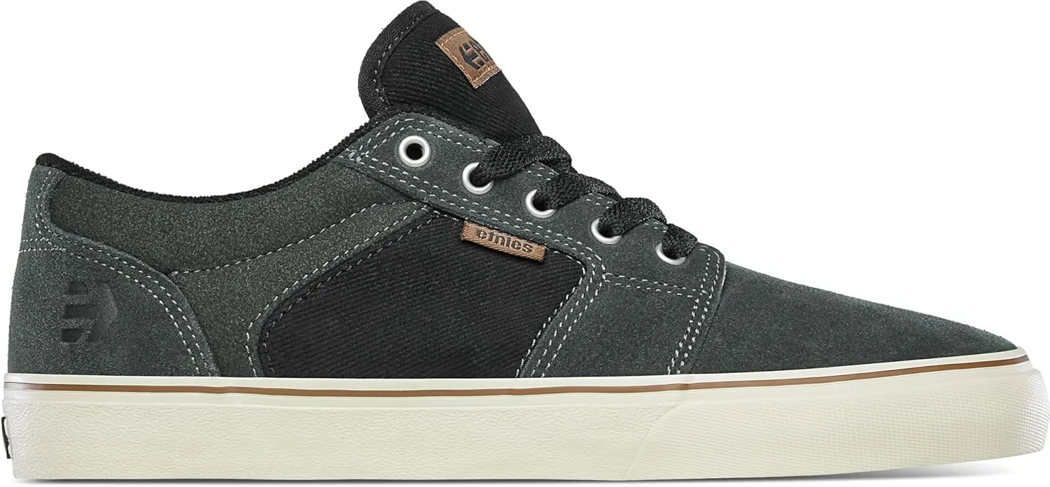 Etnies Men's Barge LS Low Top Skate Shoe, Green/Black, 13