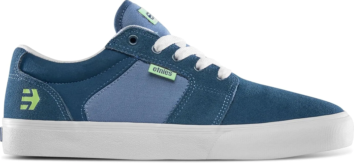 Etnies Men's Barge LS Skate Shoe, Green/Blue, 6.5