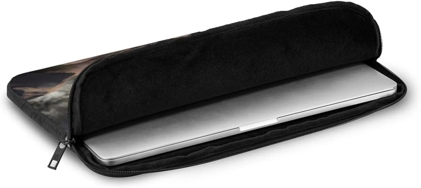 Fierce Grizzly Bears Prints Shockproof Portable Laptop Sleeve Bag 13 inch for Men and Women Business Travel, Office Daily Use