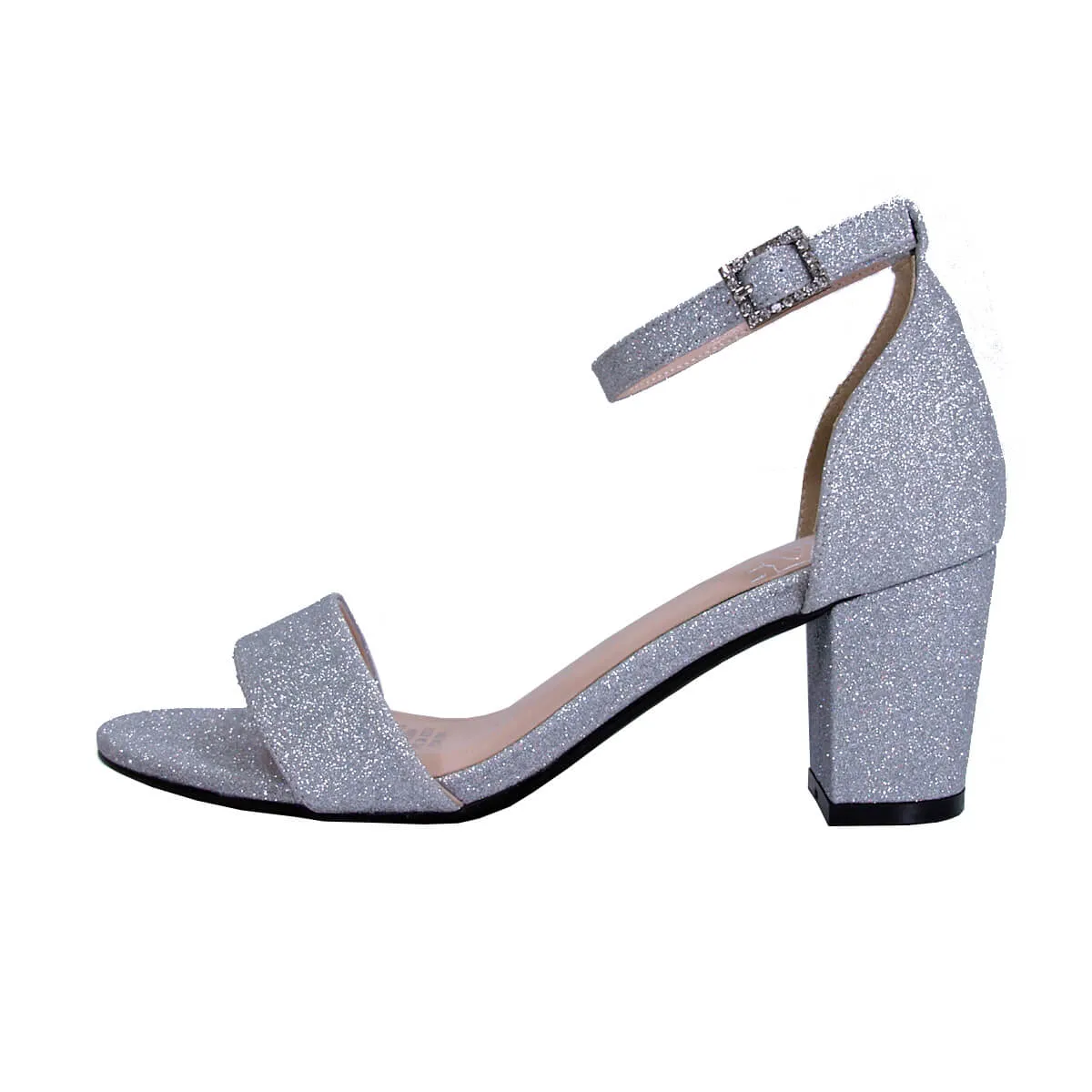 FLORAL Adele Women's Wide Width Ankle Strap Heeled Dress Sandals
