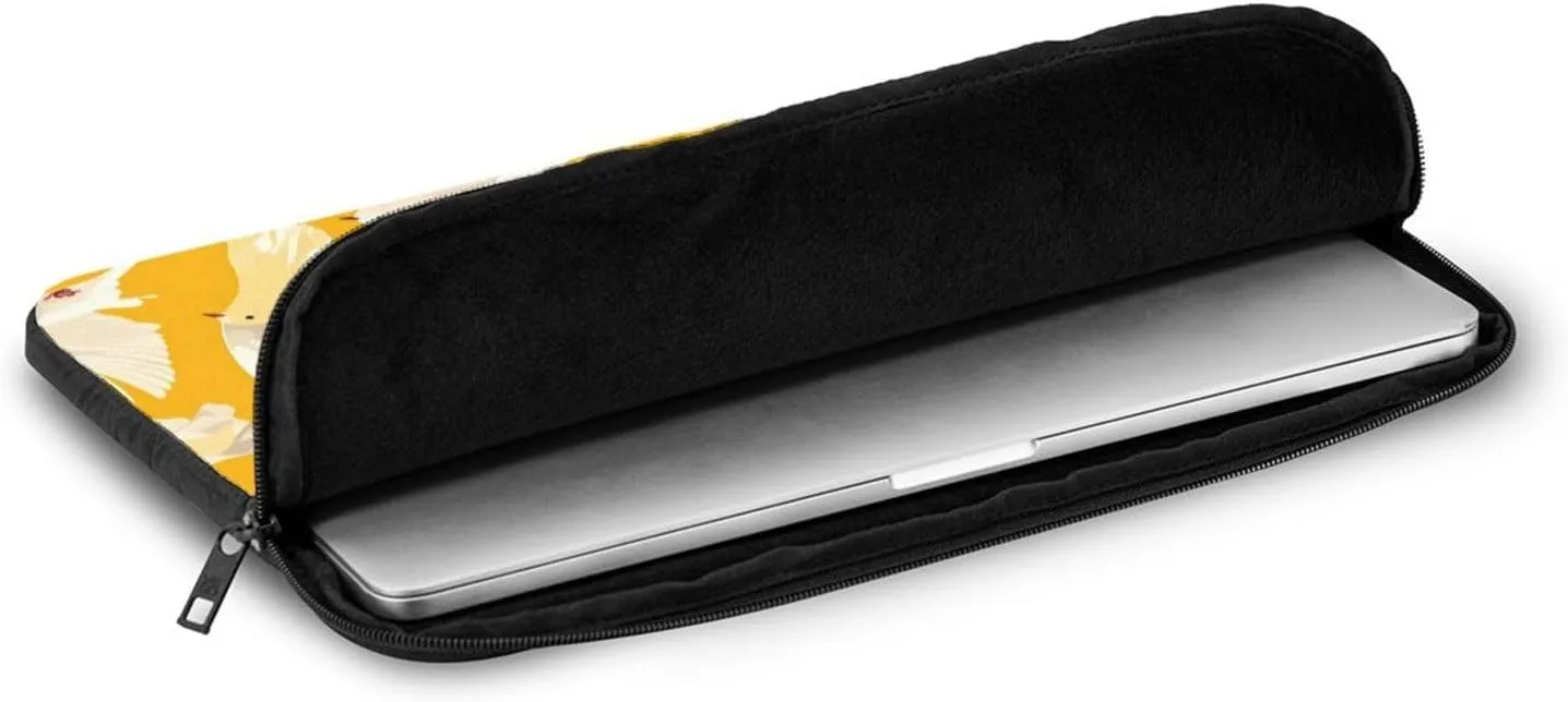 Flying Dove Pattern Shockproof Portable Laptop 17 inch Sleeve Bag for Men and Women - Ideal for Business Travel, School, and Daily Use