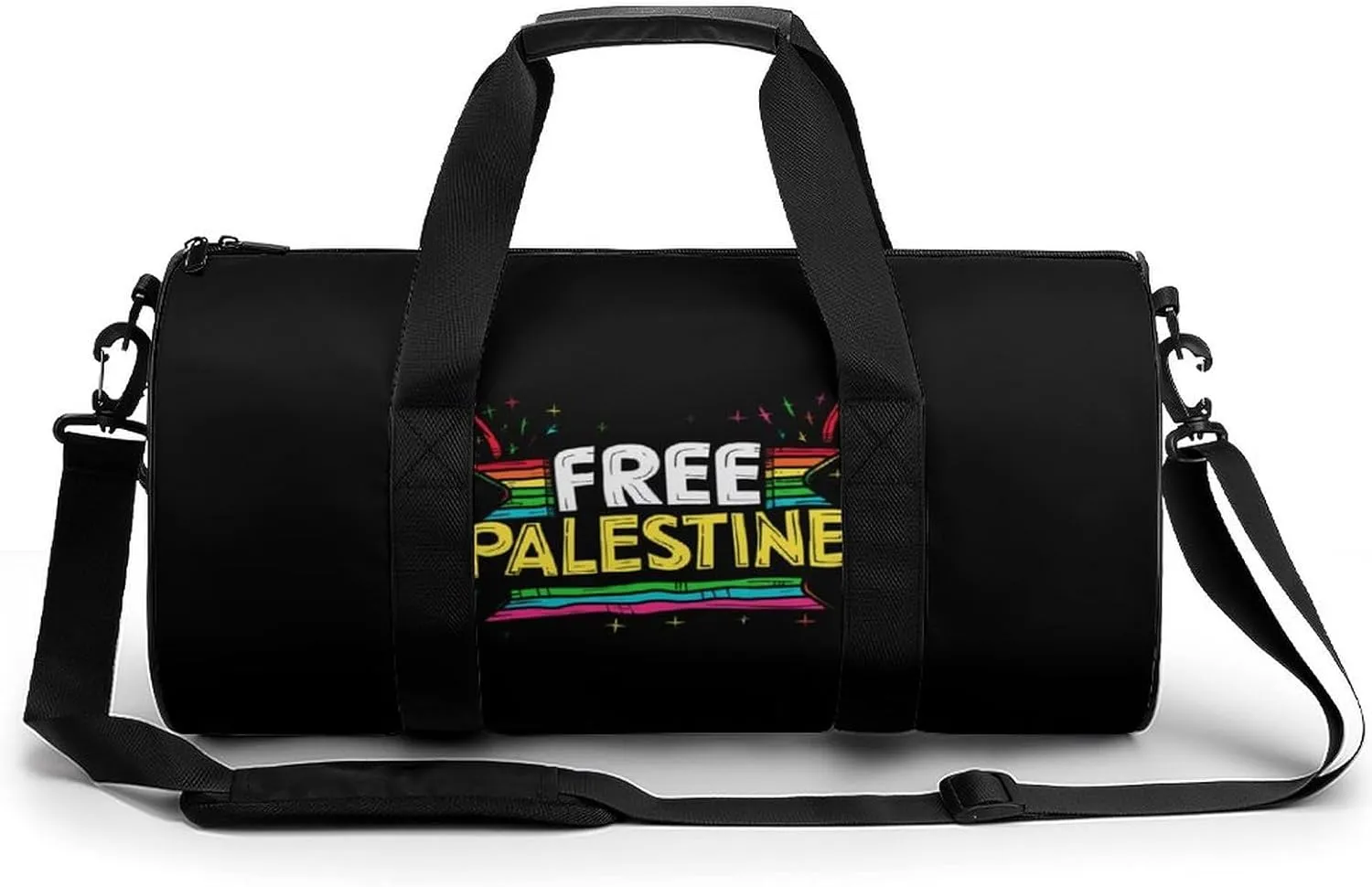 Free Palestine Gym Bag for Men Women Duffle Bags Travel Tote