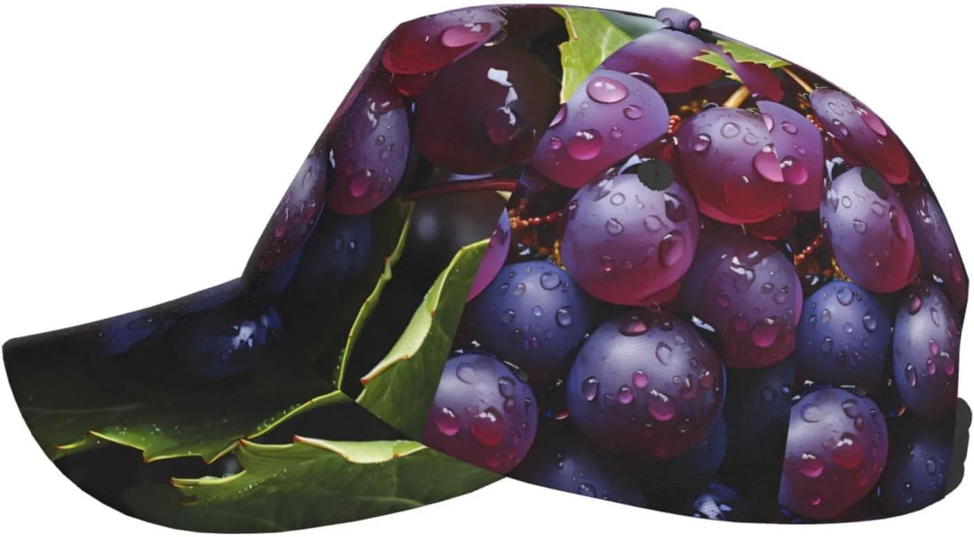 Fresh Oranges Kiwis Classic Baseball Cap - Adjustable Running Hat - Ideal for Beach Vacation, Outdoor Sports & Travel