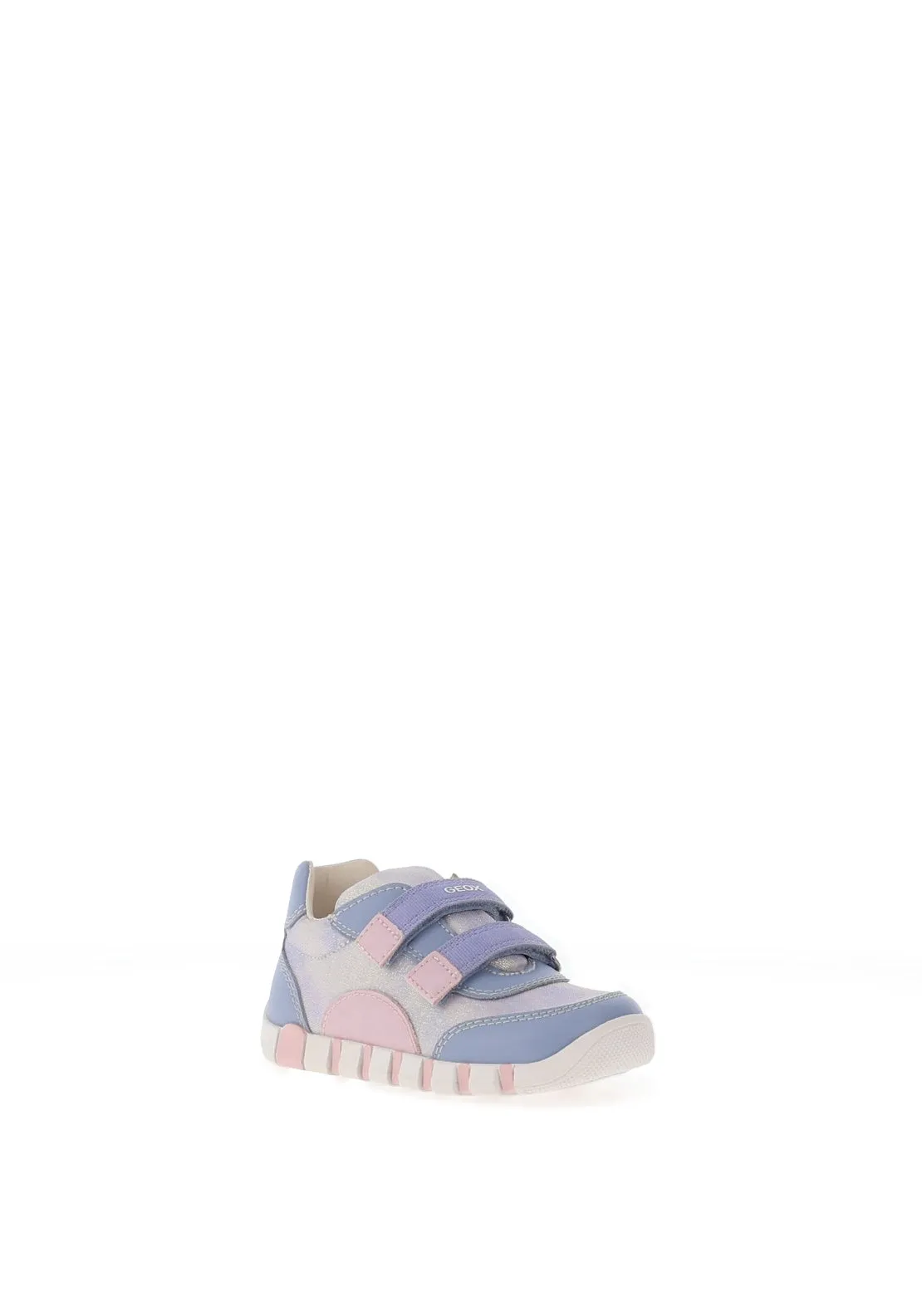 Geox Baby Girl Lupidoo Glitter Trainer, Pink