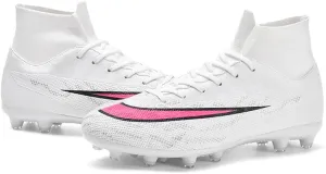 GEXECEUSS Mens High-Top Football Boots for Soccer Matches: Non-Slip Football Shoes for Team Sports - Youth Turf Soccer Sneakers