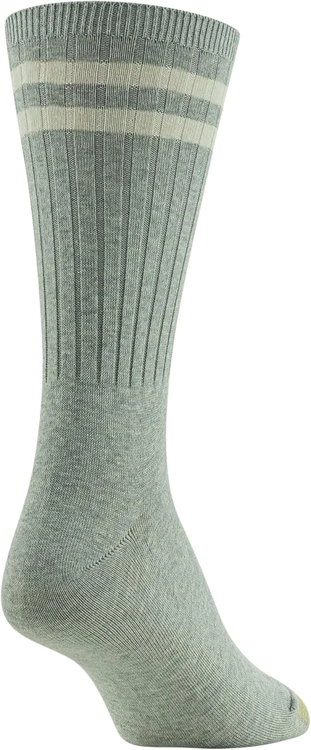 GOLDTOE Women's Casual Texture Crew Socks, Multipairs