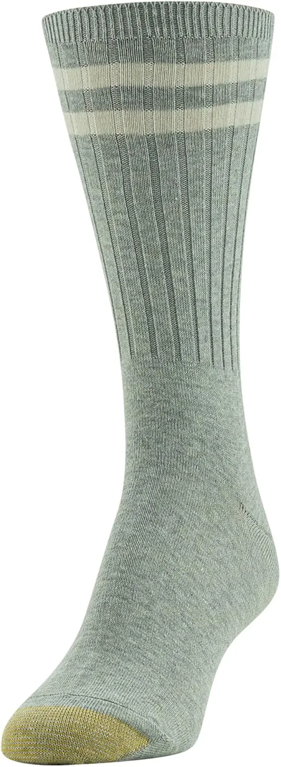 GOLDTOE Women's Casual Texture Crew Socks, Multipairs