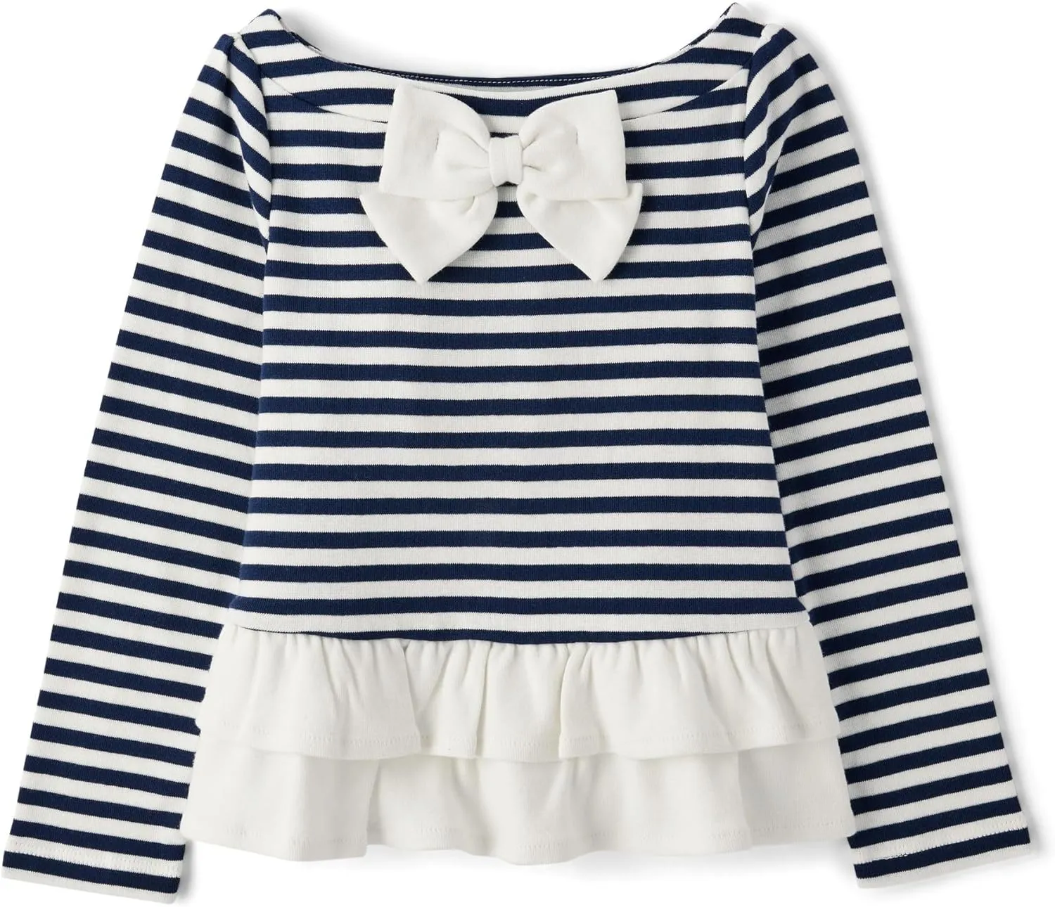 Gymboree,and Toddler Printed Long Sleeve Shirts,Striped Tutu,4T