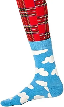 Happy Socks Unisex Cloudy Crew Socks
