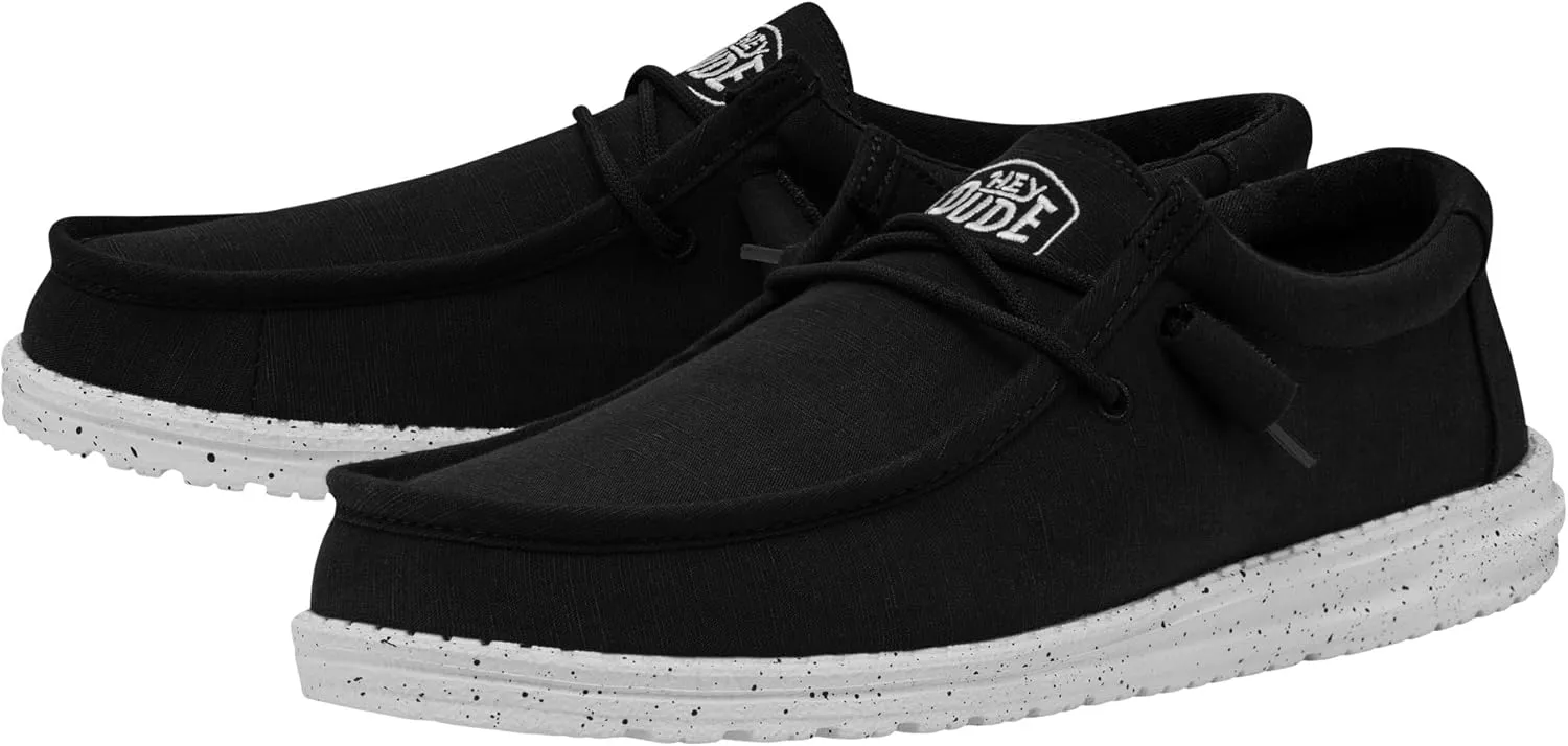 Hey Dude Men's Wally Slub Moc Toe Shoes