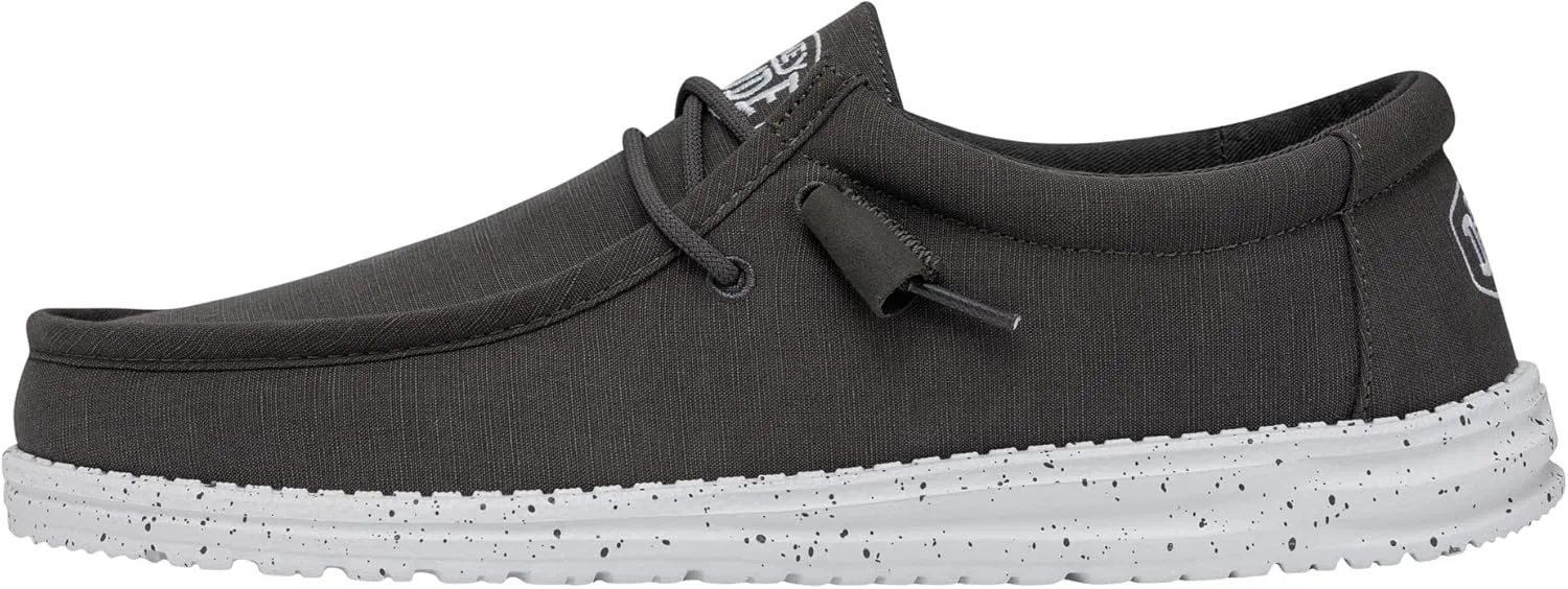 Hey Dude Men's Wally Slub Moc Toe Shoes