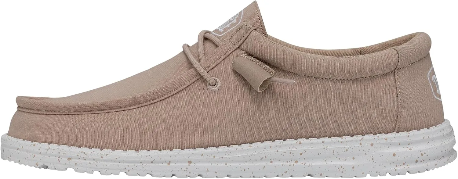 Hey Dude Men's Wally Slub Moc Toe Shoes