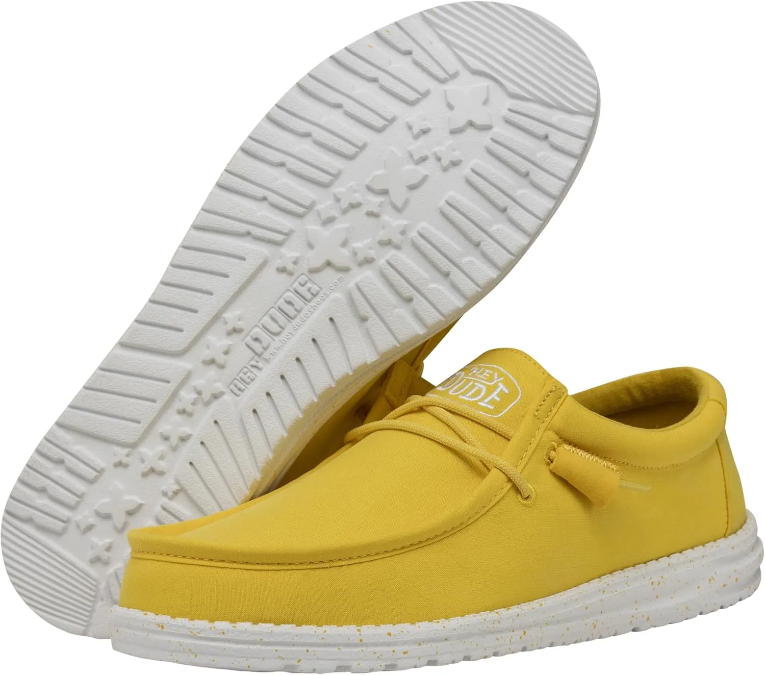 Hey Dude Men's Wally Slub Moc Toe Shoes