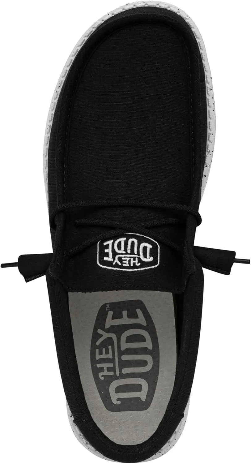 Hey Dude Men's Wally Slub Moc Toe Shoes