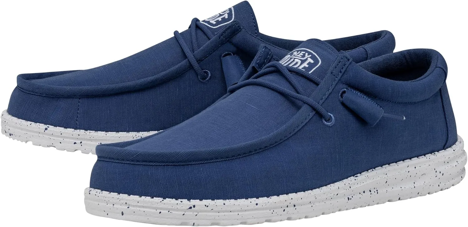 Hey Dude Men's Wally Slub Moc Toe Shoes
