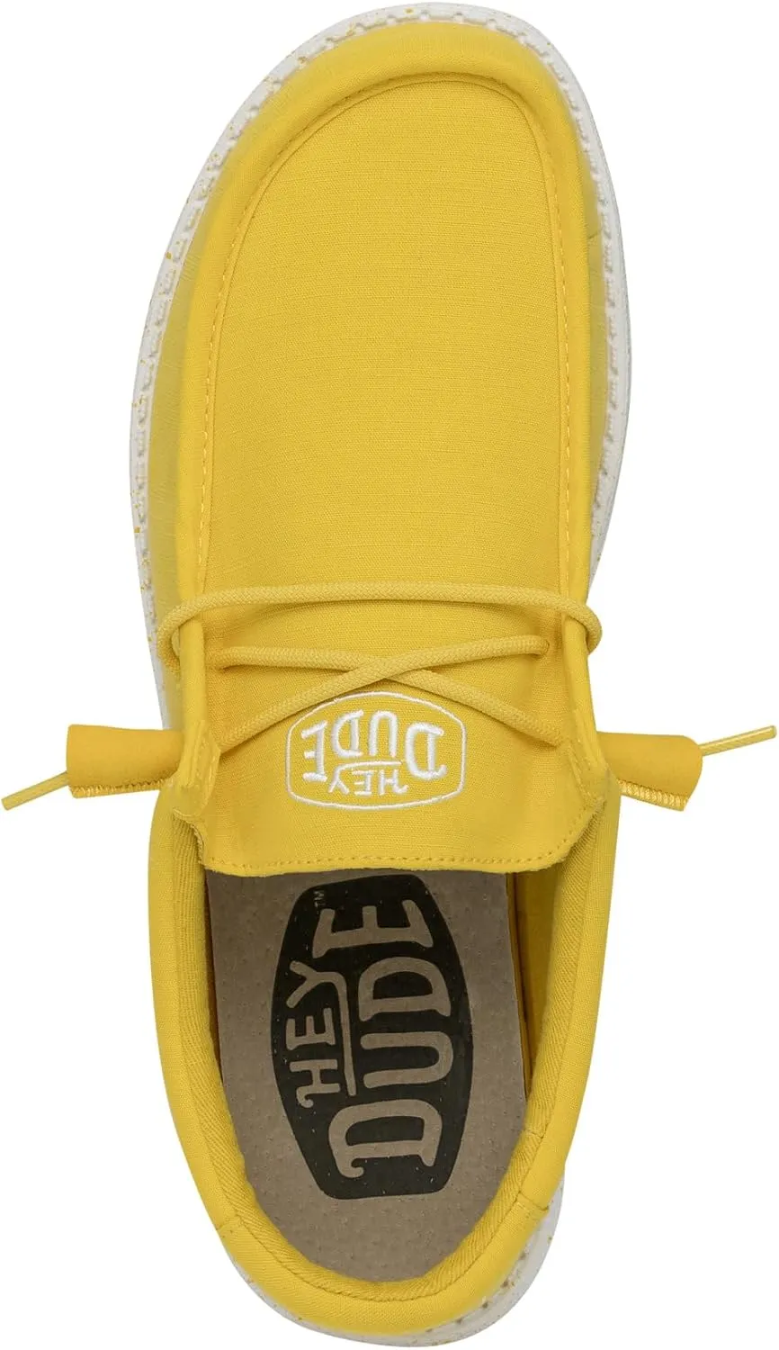 Hey Dude Men's Wally Slub Moc Toe Shoes