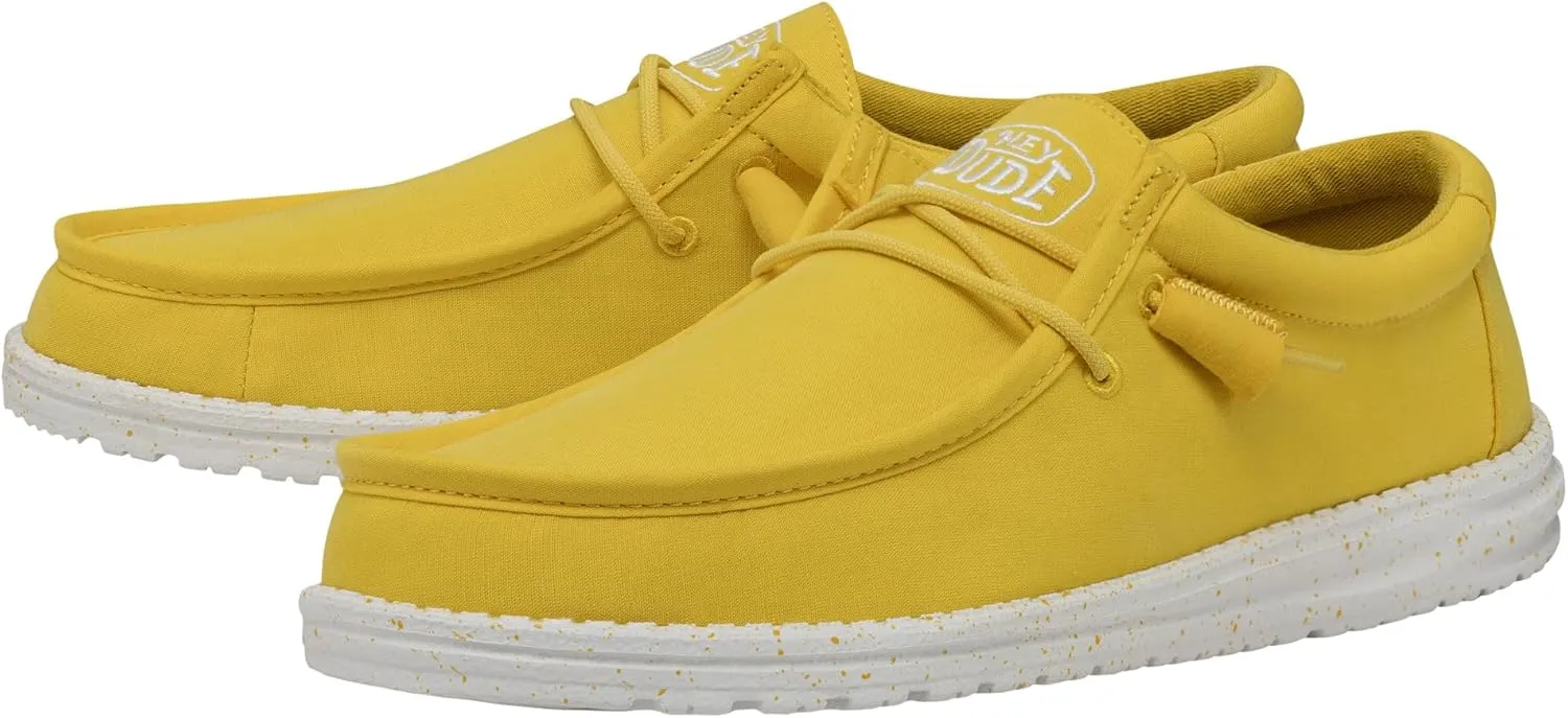 Hey Dude Men's Wally Slub Moc Toe Shoes