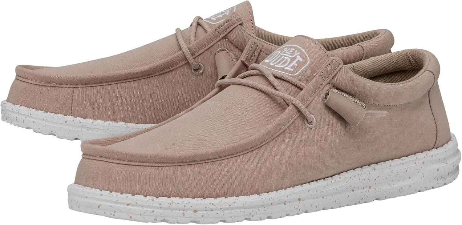 Hey Dude Men's Wally Slub Moc Toe Shoes