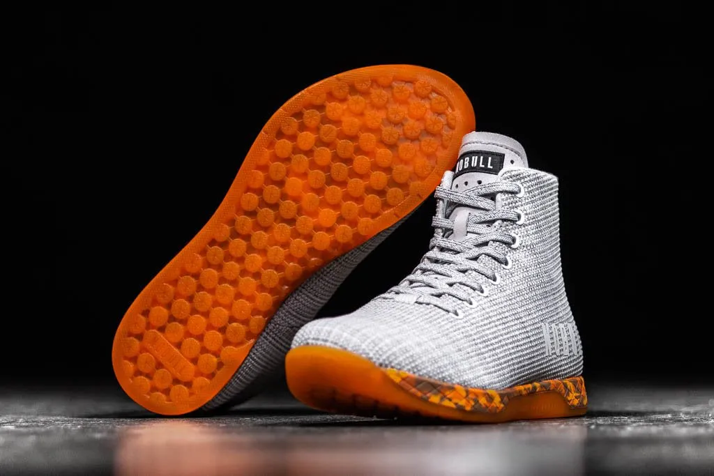 HIGH-TOP WHITE HEATHER ORANGE TRAINER (WOMEN'S)