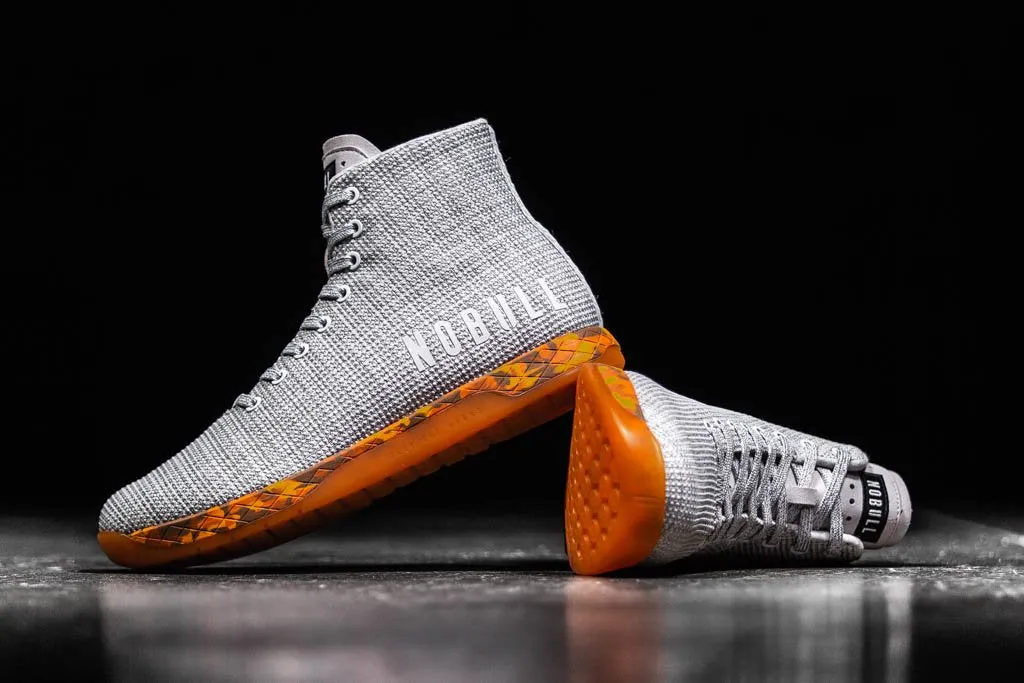 HIGH-TOP WHITE HEATHER ORANGE TRAINER (WOMEN'S)