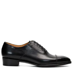 Highland Oxford -  Black Calfskin