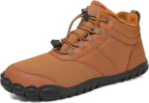 Hike Waterproof Winter Barefoot Shoes, Walking Hiking Boots for Women Men Trail Running Healthy Non-Slip