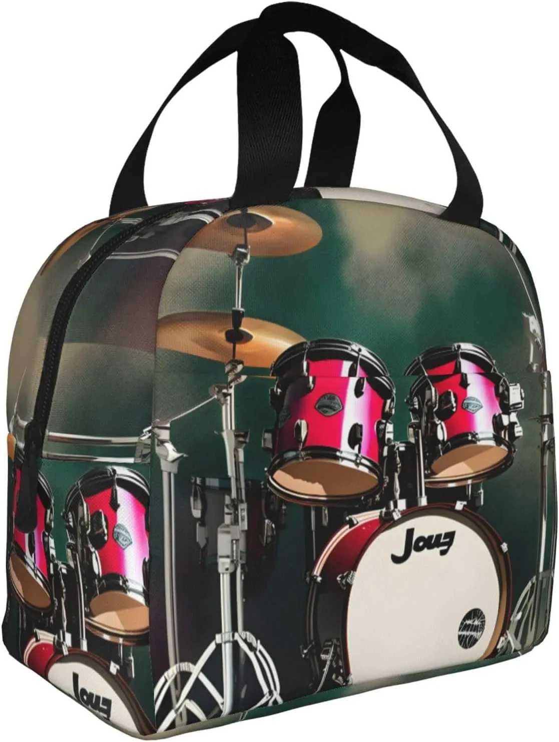 Jazz Drum Lightweight Lunch Bag For Men Women Small Lunchbox Good For Office Days
