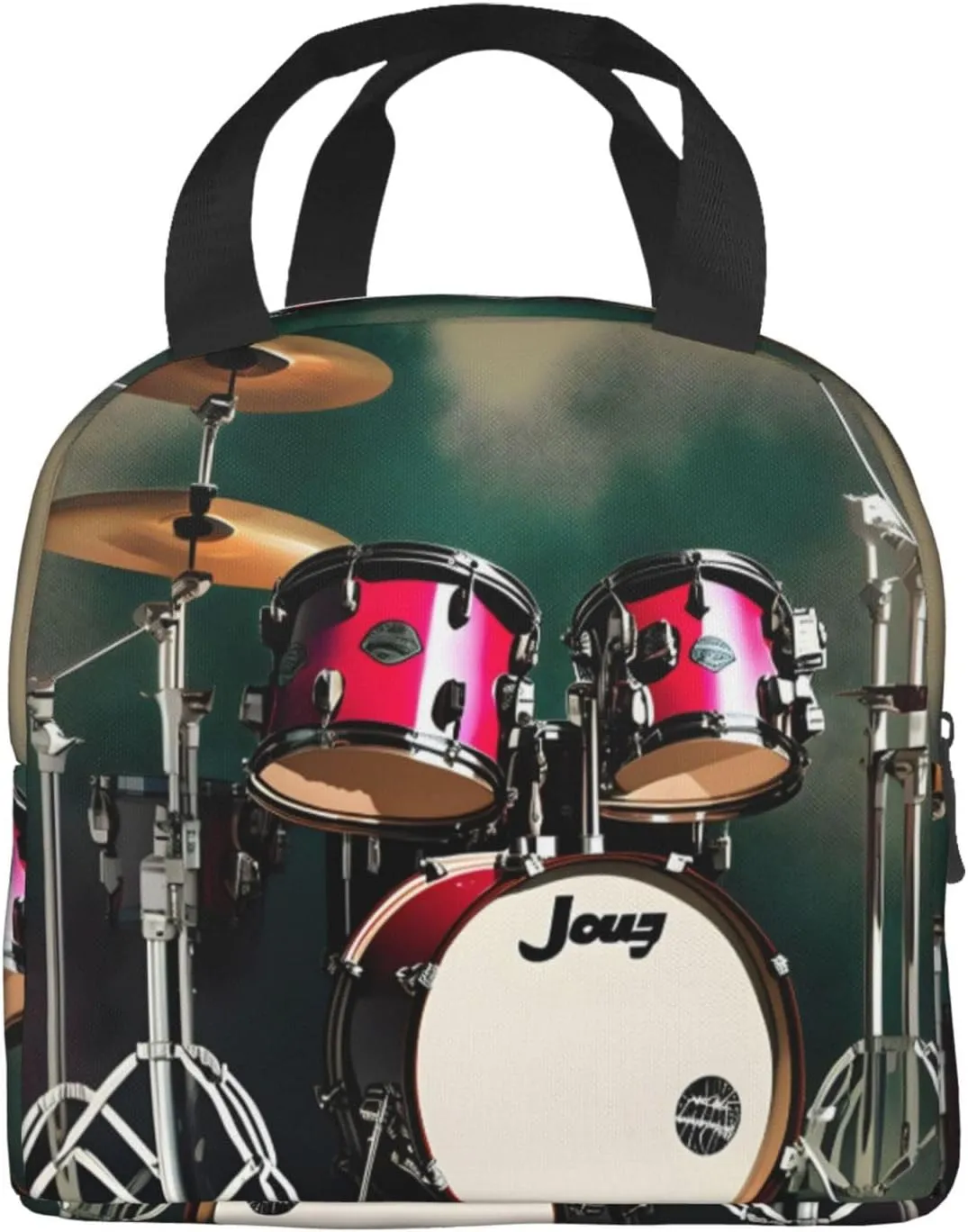 Jazz Drum Lightweight Lunch Bag For Men Women Small Lunchbox Good For Office Days