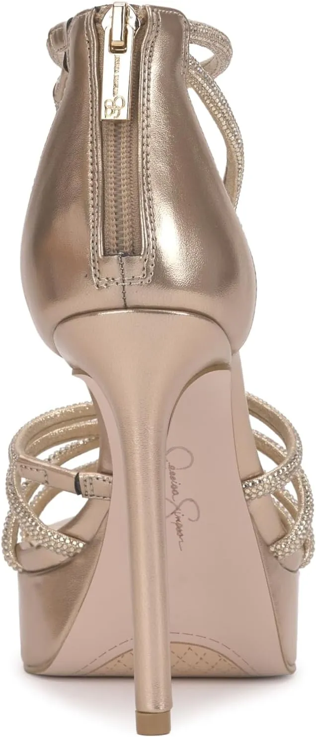 Jessica Simpson Women's Suvrie Ankle Strap Platform Sandal Heeled
