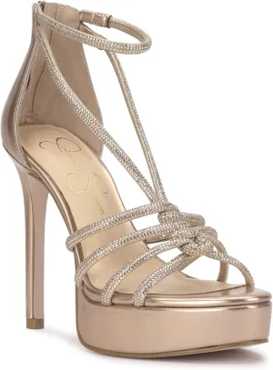 Jessica Simpson Women's Suvrie Ankle Strap Platform Sandal Heeled