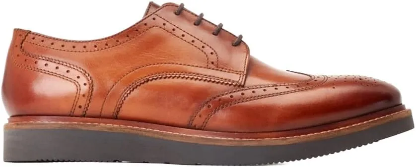 Joe Men's Leather Brogue Shoes