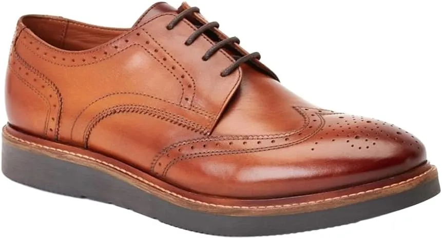 Joe Men's Leather Brogue Shoes