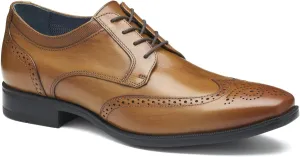Johnston & Murphy Gibbons Wingtip Slip-Ons, Modern Classic Men’s Dress Shoes, Leather Shoe for Men