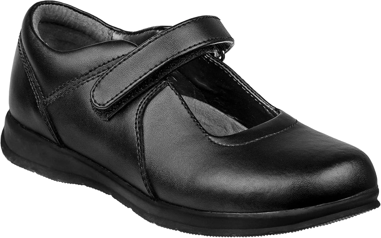 Josmo Girl's Mary Jane School Uniform Leather Shoe (Toddler-Big Kig)
