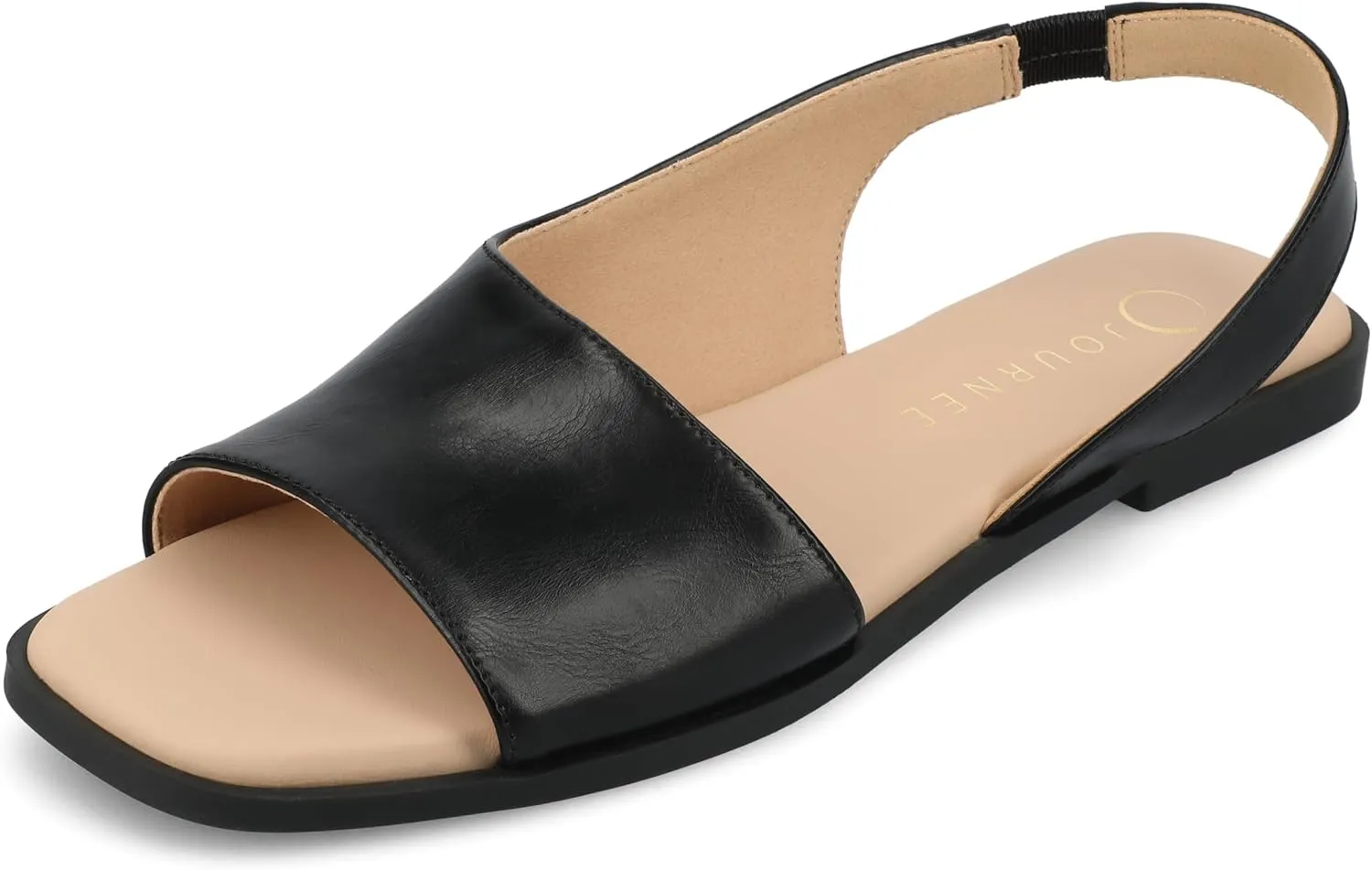 Journee Collection Women's Brinsley Slingback Flat Sandals