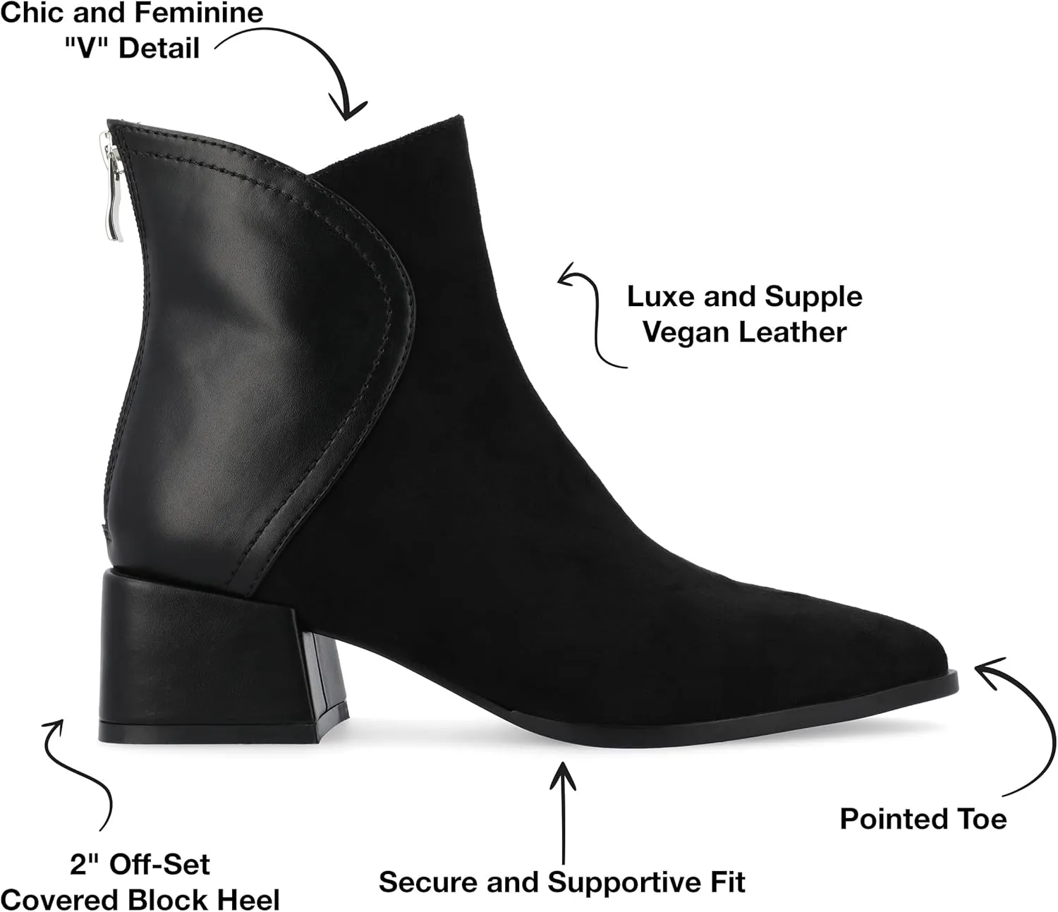 Journee Women's Comfort Foam Consuello Booties