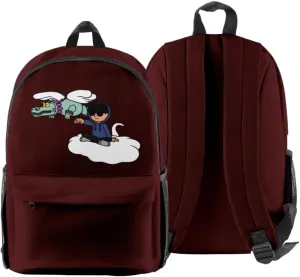 Junior H Sad Boyz Merch Backpack Bag Casual Daypack Travel Bags (Brown)