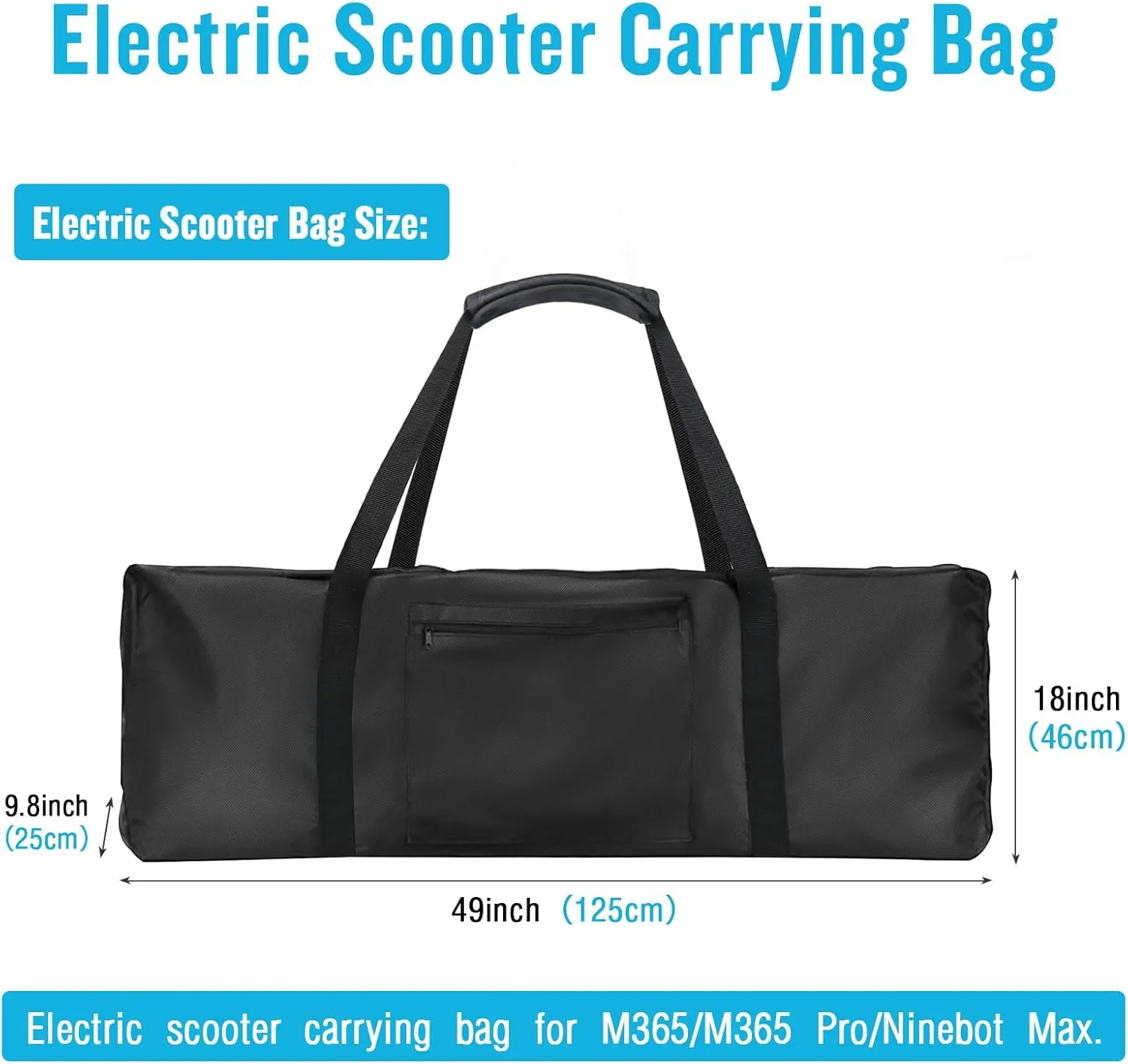 Kingling Electric Scooter Bag, Waterproof Electric Scooter Storage Bag Scooter Accessories, Outdoor Electric Scooter Backpack