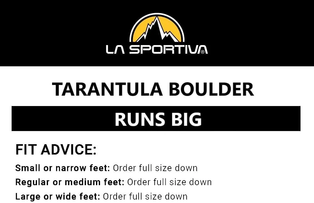La Sportiva Mens Tarantula Boulder Rock Climbing Shoes