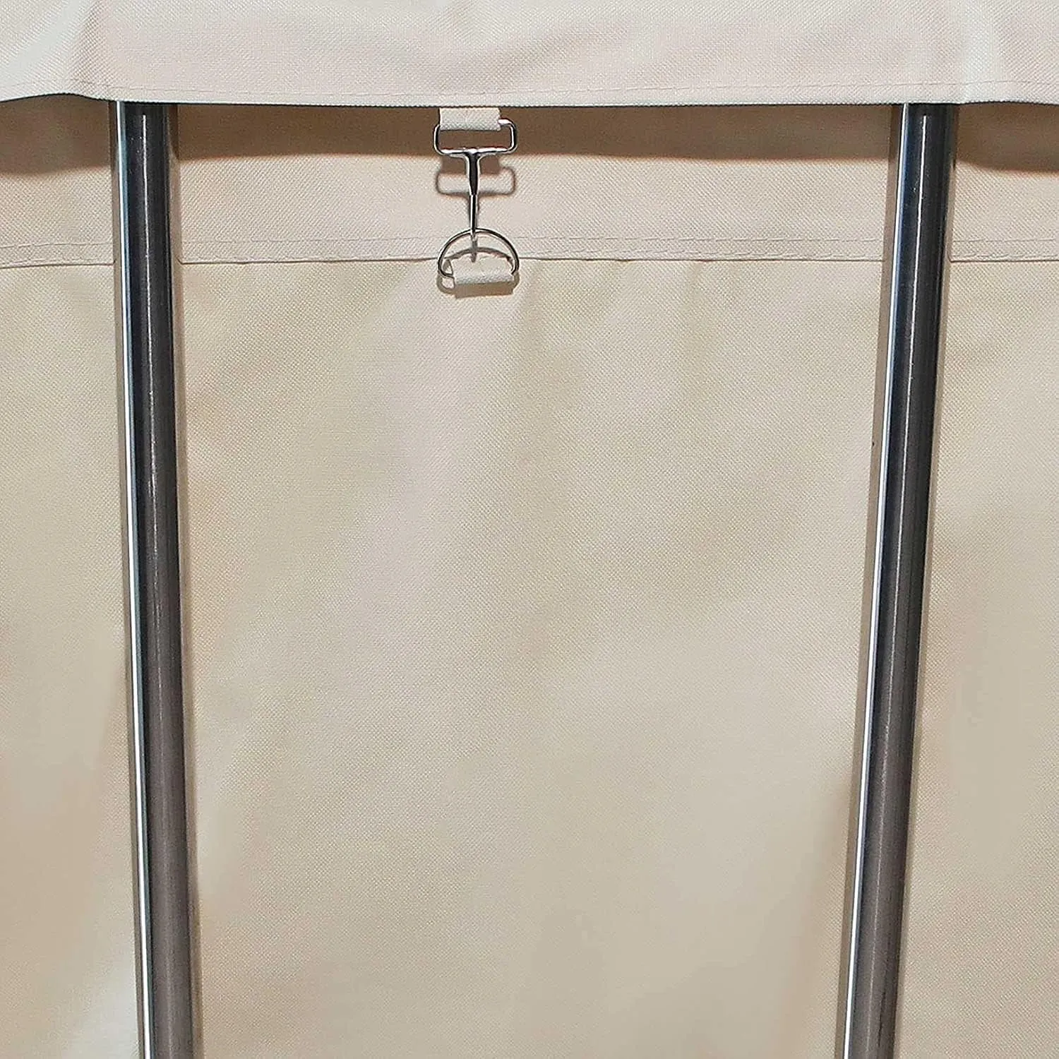Large Laundry Cart,11.35 Bushel Sturdy Commercial Large Stainless Steel Laundry Basket with Wheels, Heavy Duty Rolling Laundry Hampers for Large Family，260 Lbs Load