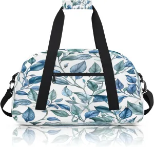 Leaf Small Gym Bag 18 inch Carry On Duffel Bag for Weekender Travel Sports Workout Yoga Gymnastics Dance Ballet