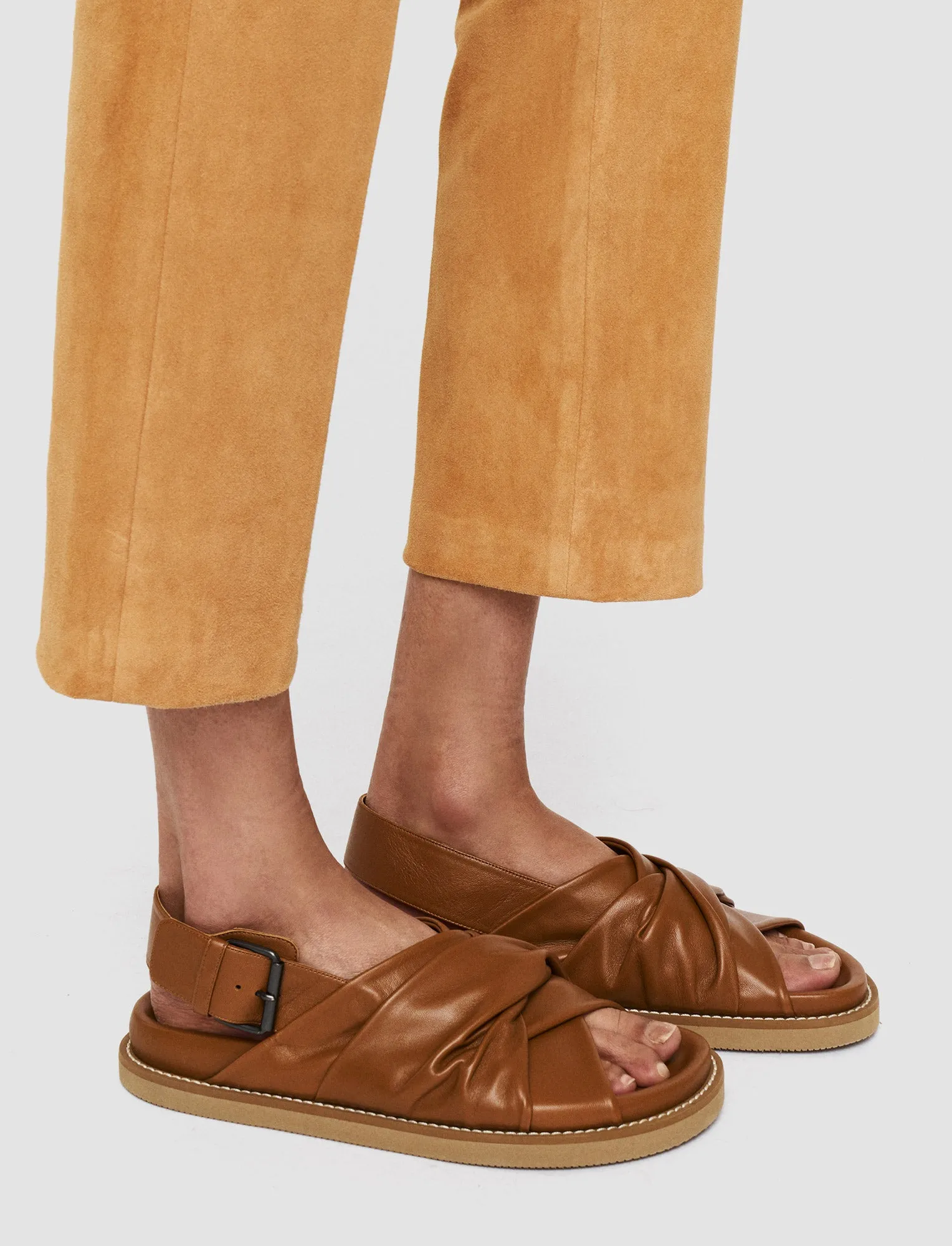 Leather Jazzy Strap Sandals