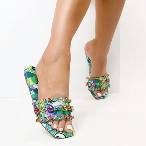 LISA-35 Green Multi Print